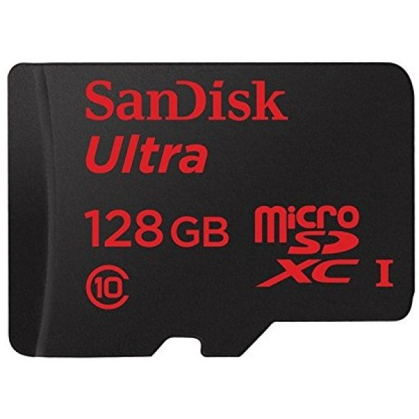 Карта пам'яті SanDisk 128 ГБ microSDXC C10 UHS-I R80 МБ/с Ultra